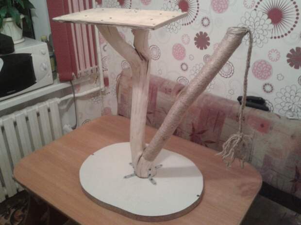 Рукожопим когтеточку любимому домашнему питомцу Рукожопим когтеточку любимому домашнему питомцу животные, коты, своими руками, сделай сам