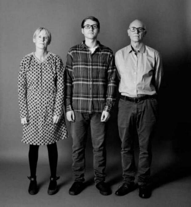 Семья делала одни и те же снимки на протяжении многих лет: как менялись их лица