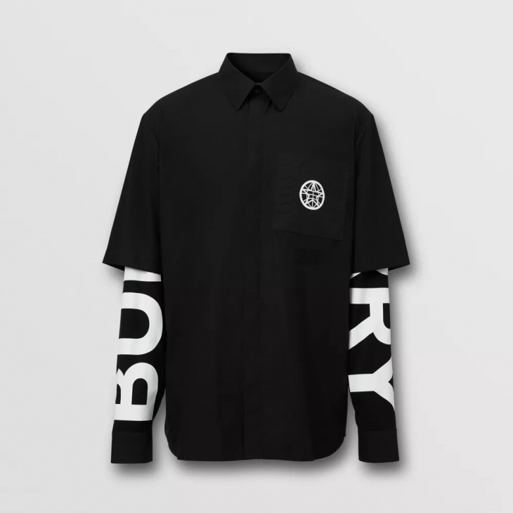 Детали мужских рубашек Burberry (трафик)