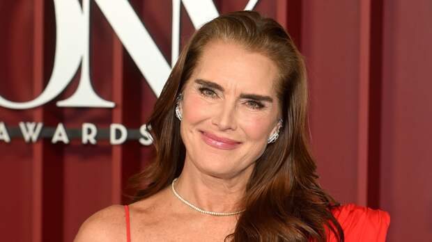 Актриса Брук Шилдс вышла на публику в мини-юбке и тренче