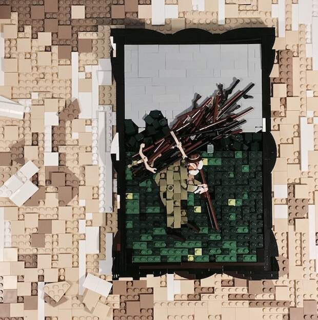 Потрясающие творения из LEGO, созданные в натуральную величину