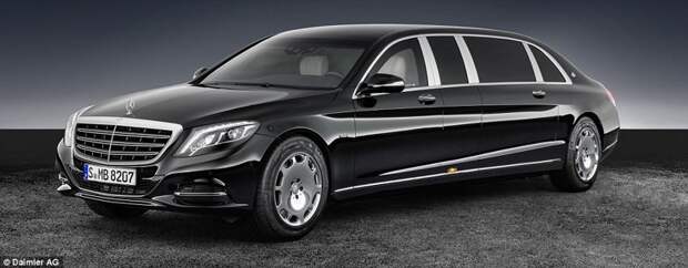 Mercedes-Benz S-600 Pullman Guard - $1,6 миллиона авто, автомобили, дорого и шикарно, красивая жизнь, лимузины, машины, транспорт для миллионеров, шикарные автомобили