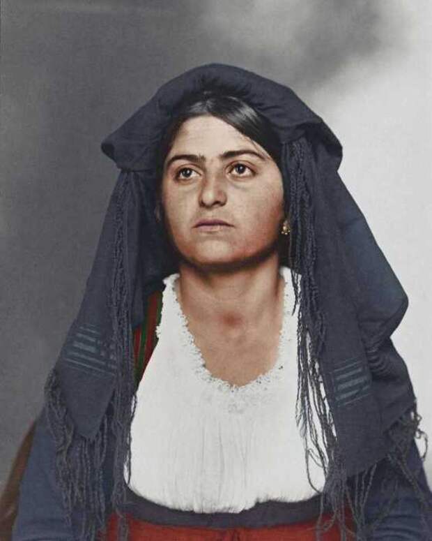Итальянка, эмигрировавшая в Америку в 1910 году. 