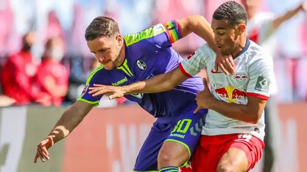 «Лейпциг» сыграл вничью с «Фрайбургом» в матче Бундеслиги