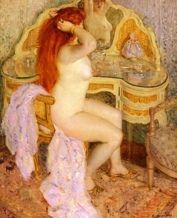 художник Фридрих Карл Фриске (Frederick Carl Frieseke) картины – 17