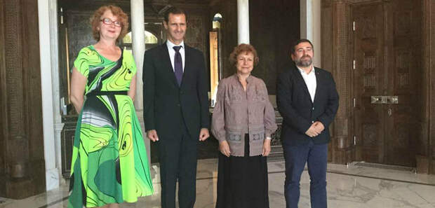 Депутаты Европарламента на встрече с Башаром Асадом
