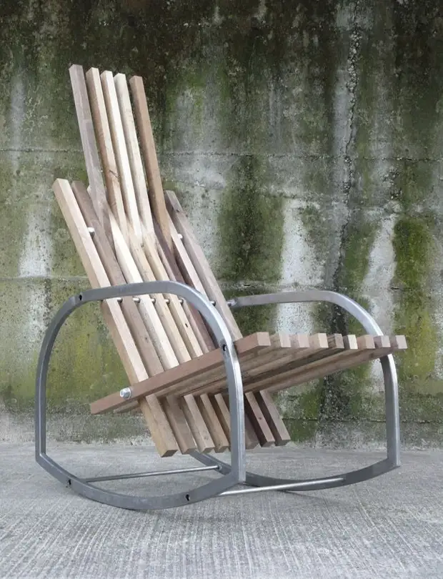 Кресло-качалка своими руками (из дерева, фанеры, металла)