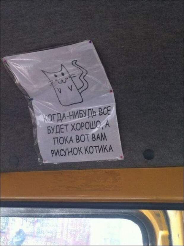 Забавные объявления из маршруток