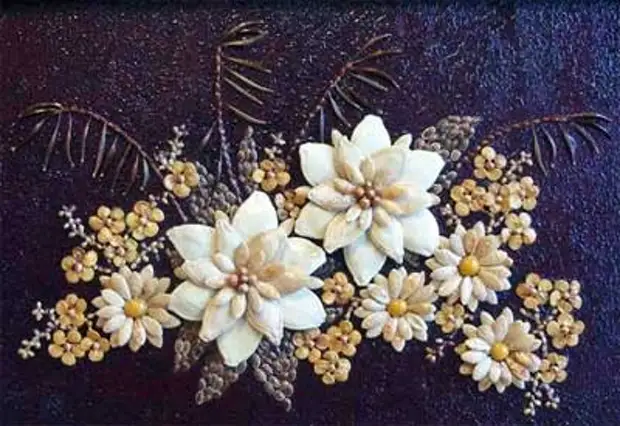 Картины из семян и косточек своими руками картинки