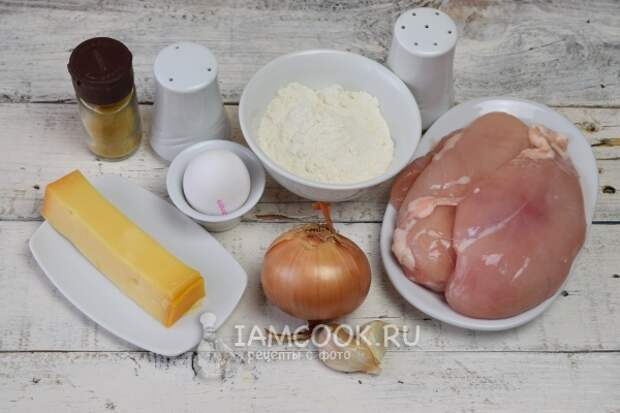 Ингредиенты для куриных растрепок (из грудок)