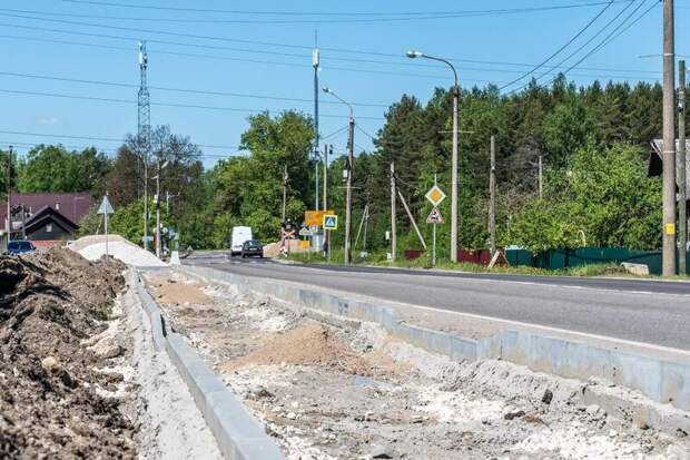 В Московской области построили более 10 новых тротуаров