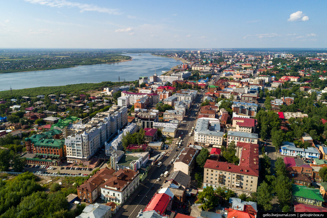 Томск с высоты — сибирский город студентов