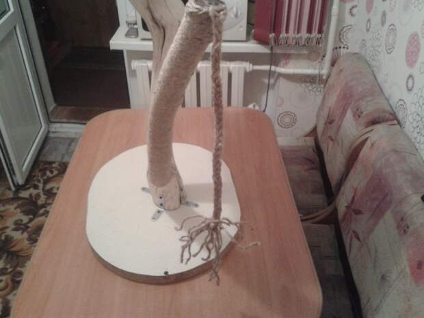 14. Креплю косичку к ответвлению. 14. Креплю косичку к ответвлению. животные, коты, своими руками, сделай сам