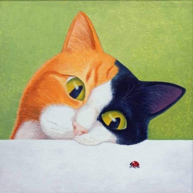 Славные кошки от художницы Вики Маунт (27 работ)