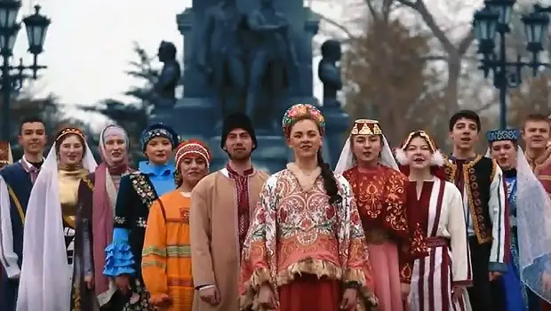 Крымчане присоединились к акции #Россия_Мы