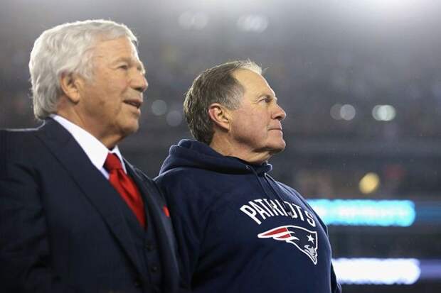 Robert Kraft Bill Belichick New England Patriots