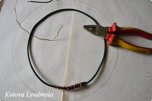 Мастер-класс Материалы и инструменты Поделка изделие Новый год Пасха Праздник осени Рождество Плетение Как сделать идеальной формы венок - быстро просто легко Краска Материал природный Проволока фото 4