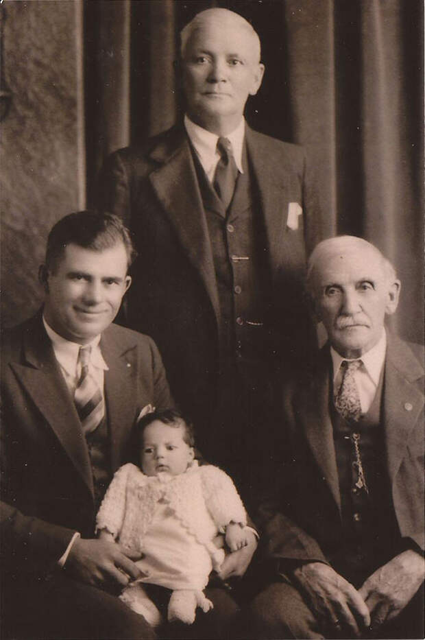 1933 год: 4 поколения прабабушка, прадедушка, семейный альбом, семья, фото