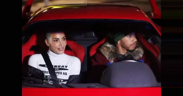 Льюис Хэмилтон опубликовал видео с Ким Кардашьян на фоне слухов об их романе