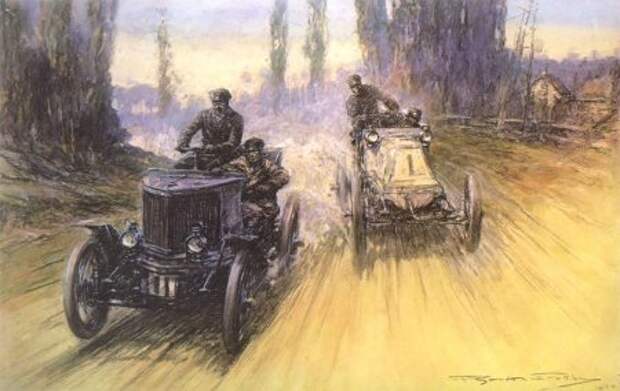 Авто - факт: первые автомобильные гонки прошли в 1893 году!