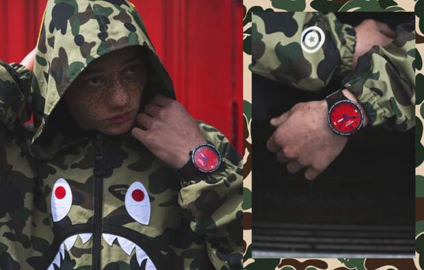 Главная коллаборация этого лета: Swatch Х BAPE