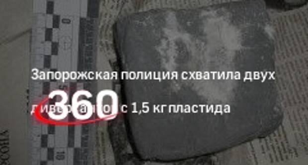 ГУВД Запорожской области задержало двух предполагаемых диверсантов