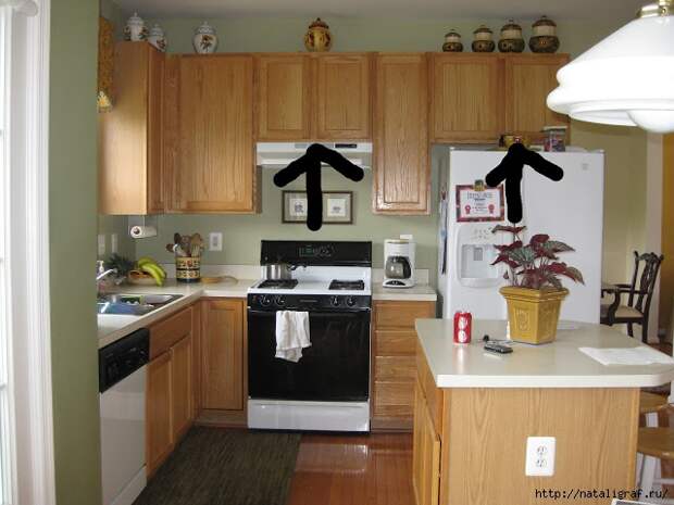 Оригинальное решение: делаем кухонный гарнитур до потолка
