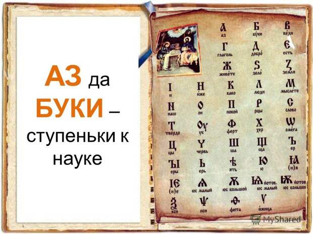Аз да буки, да и конец науки. Аз да буки, да и конец науки.