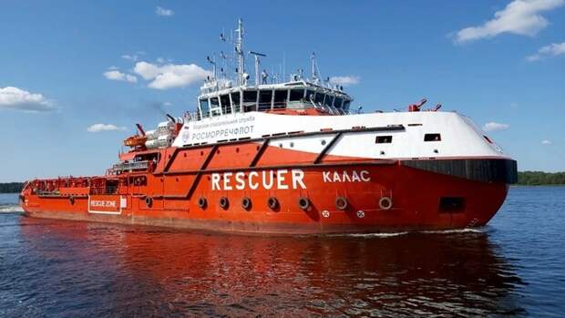 Второе аварийно-спасательное судно-буксир проекта MPSV12 «Калас» вышло на ходовые испытания