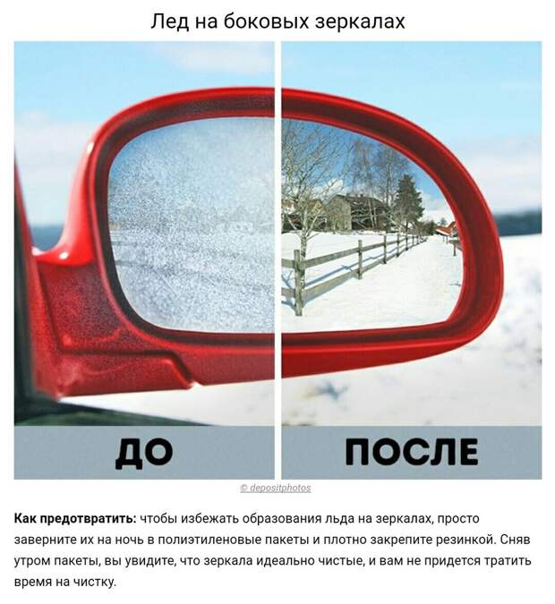 7 зимних автохитростей, которые сэкономят кучу времени и сил 7 зимних автохитростей, которые сэкономят кучу времени и сил