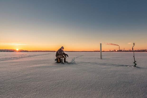 Состязания любителей зимней рыбалки состоятся на льду Братского водохранилища