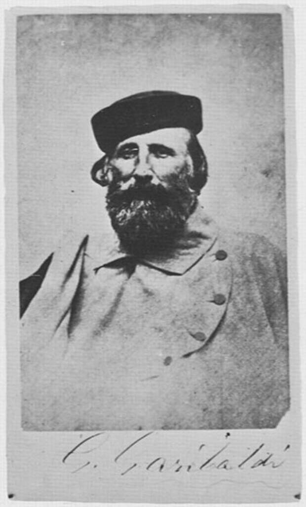 Джузеппе Гарибальди, ателье Надара, ок. 1870. (сс) Wikimedia Commons