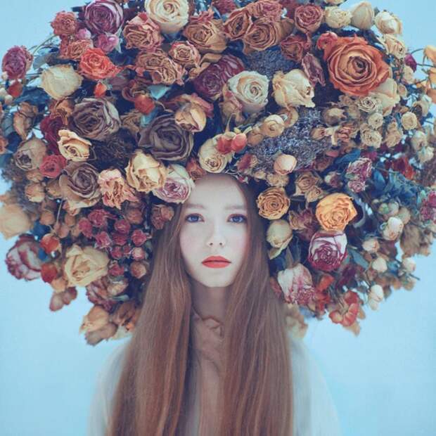 girlsinfloralwreaths03 20 восхитительных девушек с цветочными венками