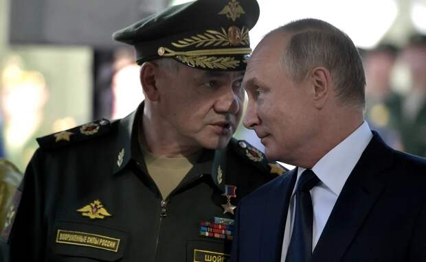 Владимир Путин и Сергей Шойгу. Источник изображения: 