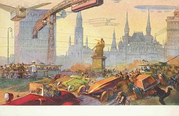 Москва будущего из 1914 года Москва будущего из 1914 года