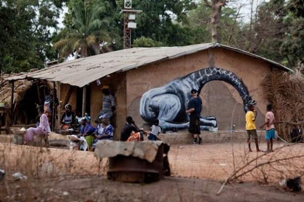 Африканское уличное граффити (15 фото)