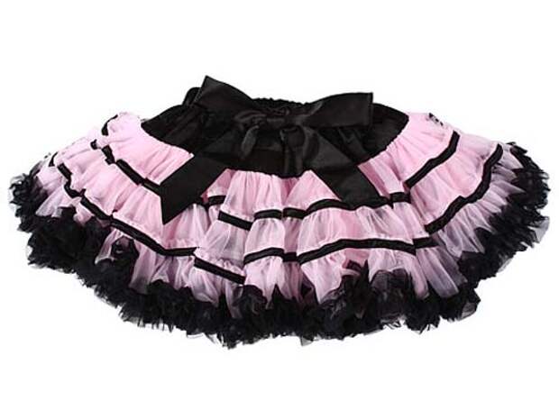 розово -черная юбка pettiskirts