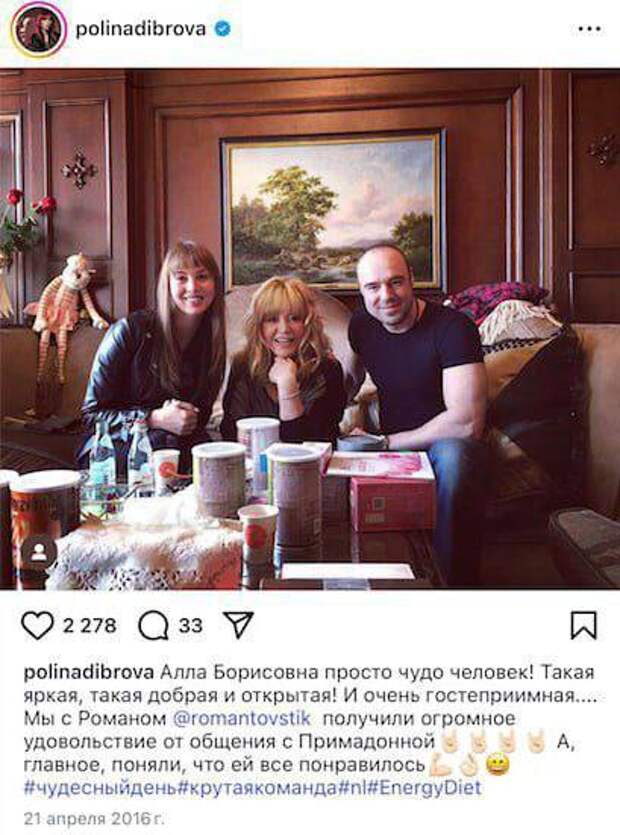 Скрин из нельзяграма Полины Дибровой за 2016 год ☝ Скрин из нельзяграма Полины Дибровой за 2016 год ☝
