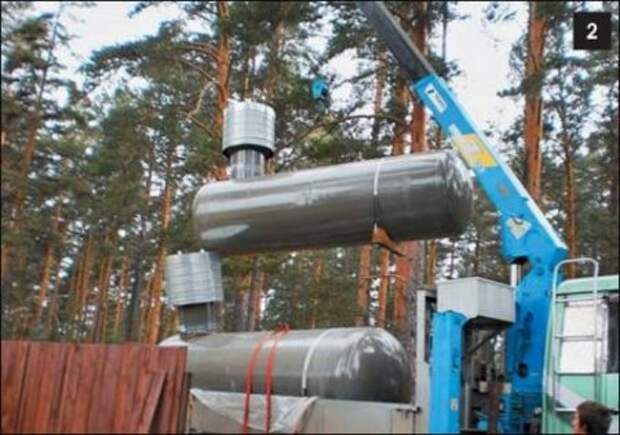 Газ на даче