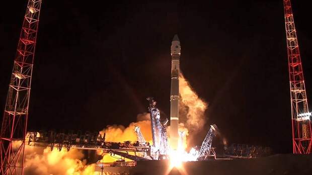 С космодрома Плесецк стартовала ракета легкого класса «Союз-2.1в»
