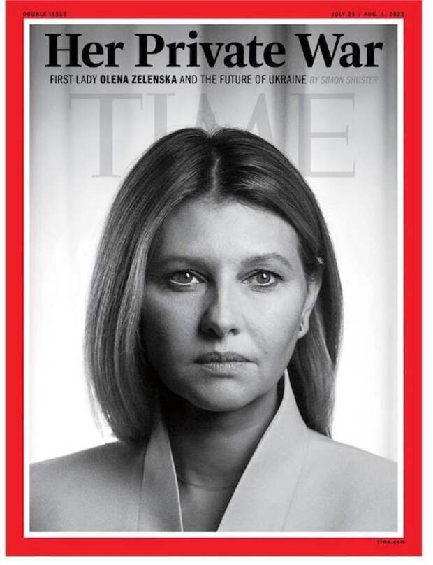 Елена Зеленская появилась на обложке Time Елена Зеленская появилась на обложке Time