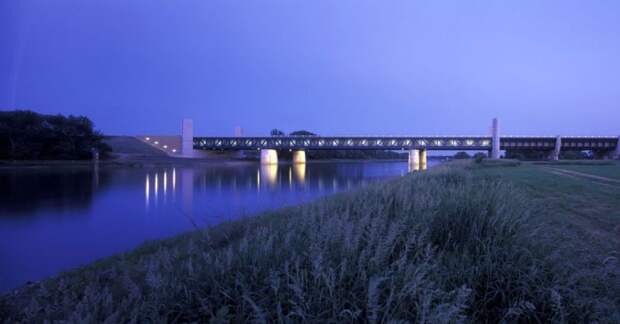 Магдебургский водный мост (Magdeburg Water Bridge), Германия