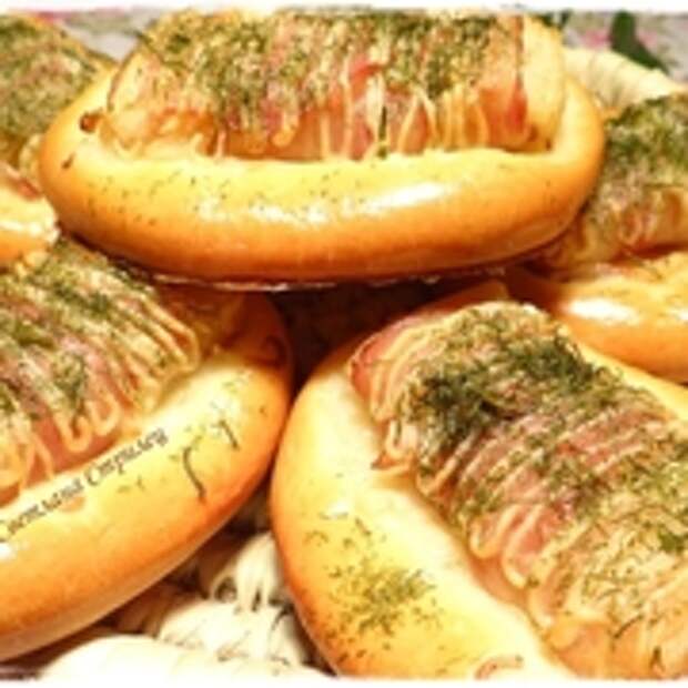Булочки с картофелем и беконом
