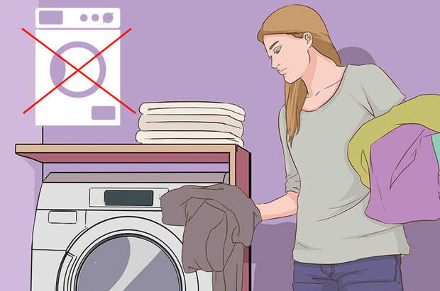 Какие вещи не стоит стирать в машинке