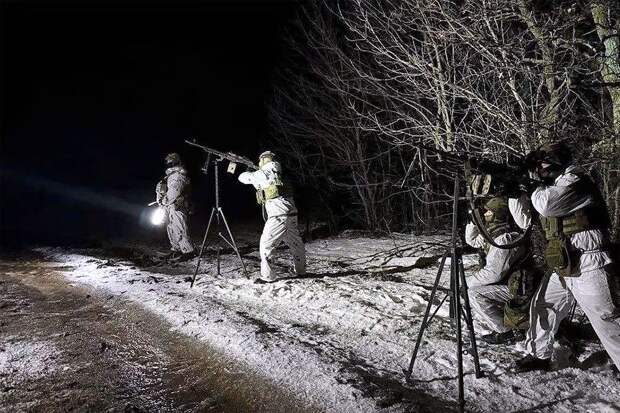 Мобильные группы Росгвардии ночью 15 февраля уничтожили свыше 10 украинских БПЛА