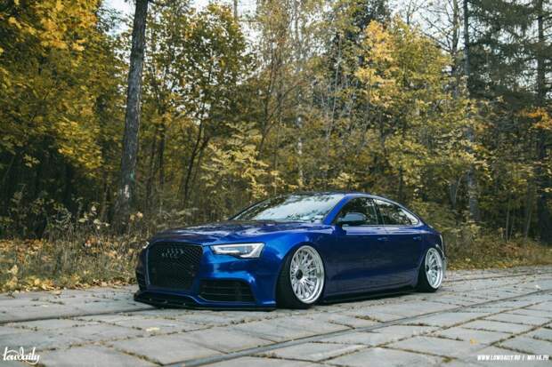 bagged audi a5 sportback 12