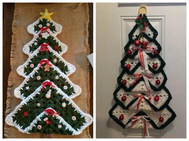 Елочки из квадратов Елочки из квадратов