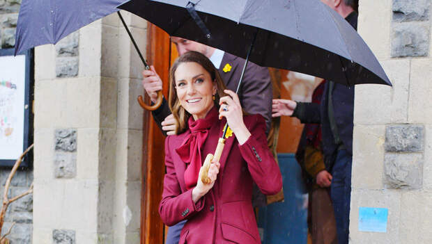 Принцесса Кейт Миддлтон и принц Уильям приехали в Уэльс