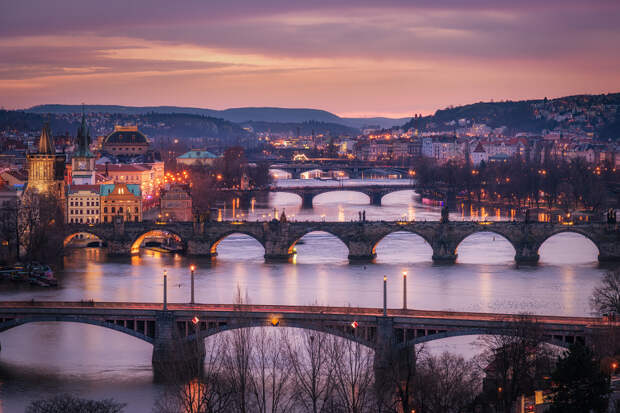 Twilight in Prague by George Papapostolou on 500px.com