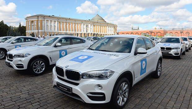 Автомобили BMW X6 для российских спортсменов - победителей и призеров Олимпиады в Рио-де-Жанейро